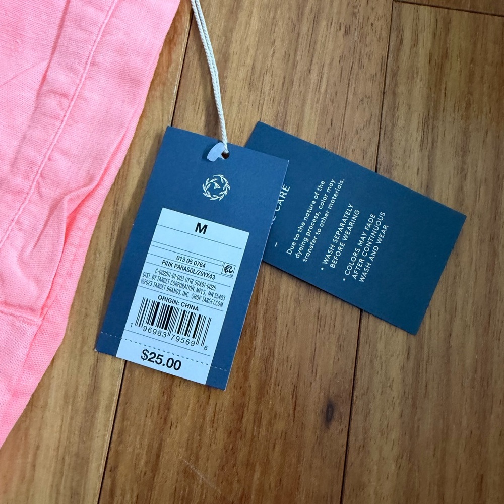 Target Universal Threads Pink Button-Down Skirt - Picture 4 of 4